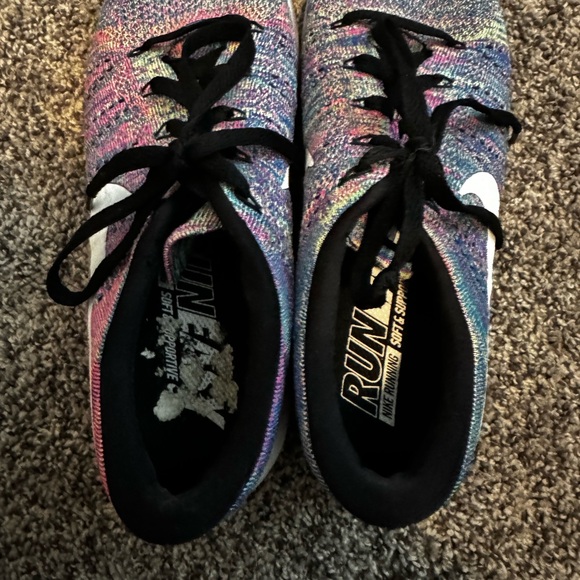 NIKE FLYNIT LUNAREPIC rainbow/multi-color used size 9 US WOMAN - Picture 11 of 11